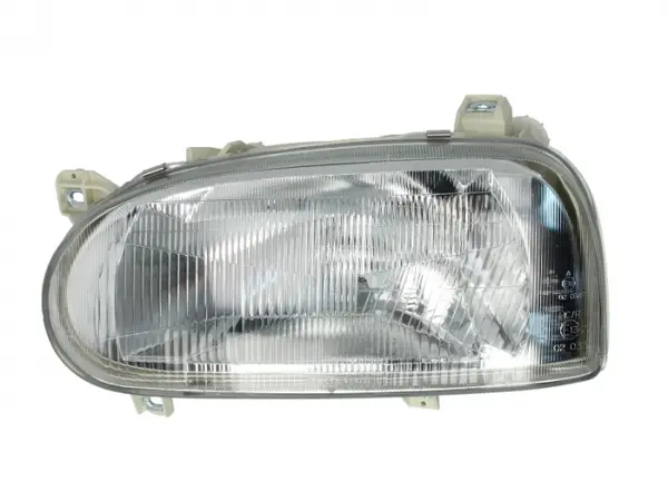 Far stanga (H4, electric, fundal argintiu) VW GOLF III