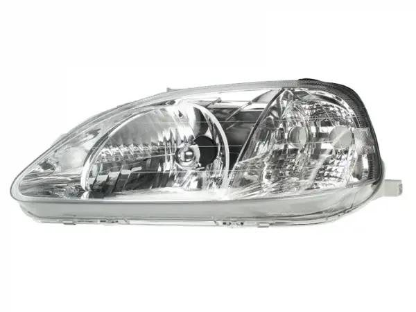 Far stanga (H4, electric, fundal cromat) HONDA CIVIC, HATCHBACK LIMUZINA 1999-2001