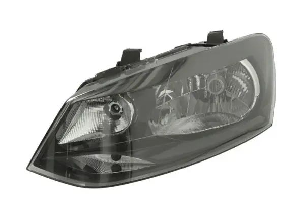Far stanga (H4, electric, fundal negru, fundal transparent) VW POLO 2009-2014