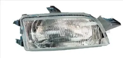 Far stanga (H4, electric, manual, fundal argintiu) FIAT PUNTO 1993-2000