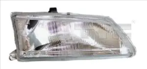 Far stanga H4, electric, manual, interior argintiu PEUGEOT 106 I
