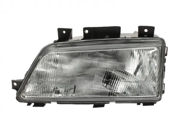 Far Stanga (H4, manual, fara motoras, culoare insert: argintiu) potrivit PEUGEOT 405 I, 405 II, 405 II KOMBI
