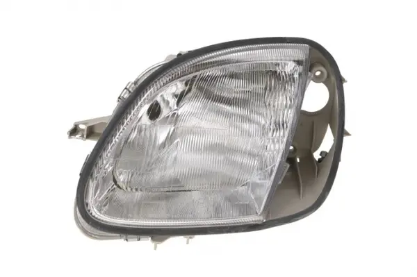 Far Stanga (H7, electric, fara motoras, culoare insert: argintiu, culoare semnalizator: transparent) potrivit MERCEDES SLK (R170) -04.04