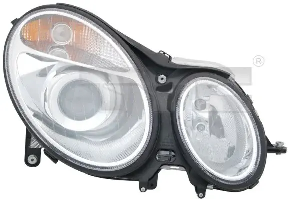 Far stanga H7 H7, electric, cu motor, culoare interior argintiu potrivit MERCEDES E VF211, E W211, E T-MODEL S211