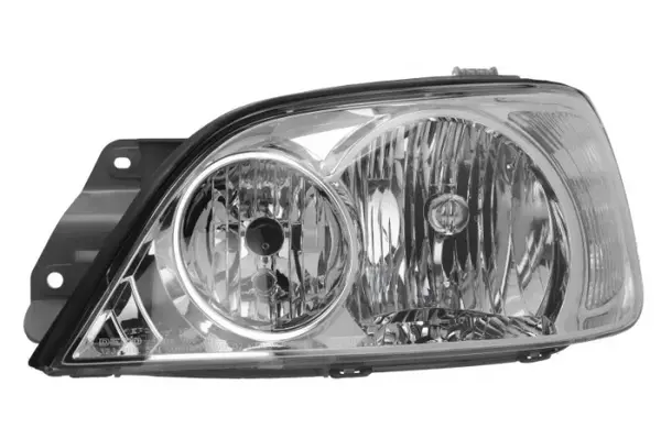Far Stanga (H7 H7, manual, fara motoras, culoare insert: cromat, culoare semnalizator: transparent) potrivit KIA CARNIVAL I, CARNIVAL II