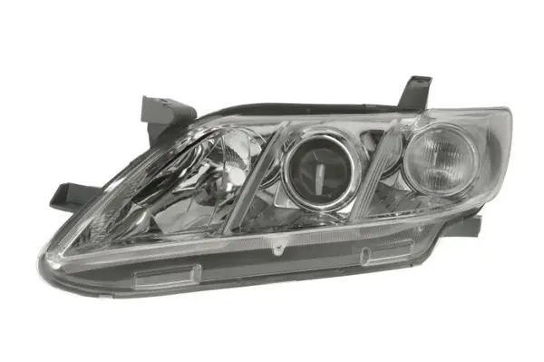 Far Stanga (H7 HB3 PY21W W5W, electric, fara motoras, culoare insert: cromat, culoare semnalizator: alb) potrivit TOYOTA CAMRY -12.09