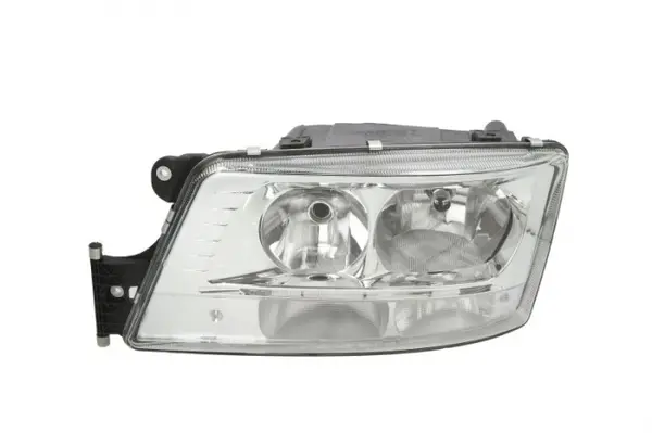 Far stanga (H7 LED PY21W, manual, insertii crom, Semnalizator transparent) MAN TGX dupa 2007