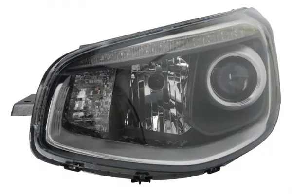 Far Stanga (H7 PY21W, electric, fara motoras, culoare interior: negru) potrivit KIA SOUL I, SOUL II -12.17
