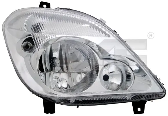 Far stanga (H7, reglaj electric, cu motoras, fundal cromat) MERCEDES SPRINTER 3,5-T (906), SPRINTER 3-T (906), SPRINTER 4,6-T (906), SPRINTER 5-T (906)