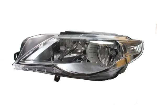 Far stanga (H7, reglaj electric, cu motoras, fundal cromat) VW PASSAT 2008-2012