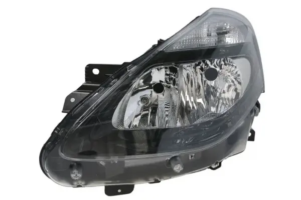 Far stanga (H7, reglaj electric, fara motor, fundal negru) RENAULT CLIO, CLIO III dupa 2009