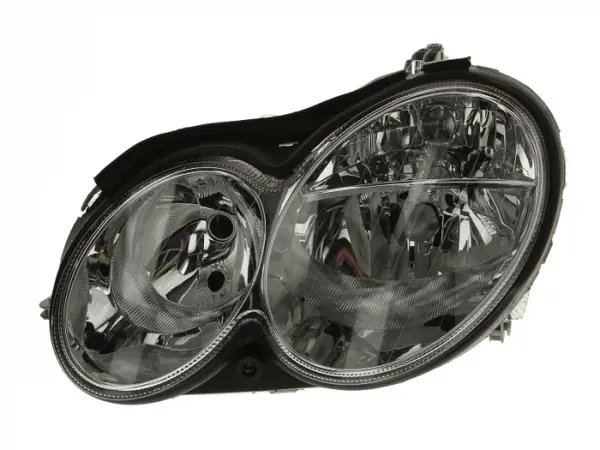 Far stanga (H7, reglaj electric, fundal cromat, fundal transparent) MERCEDES Clasa CLK 2002-2005