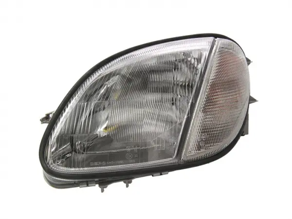 Far Stanga (H7 W5W, electric, fara motoras, culoare insert: argintiu, culoare semnalizator: alb) potrivit MERCEDES SLK (R170)