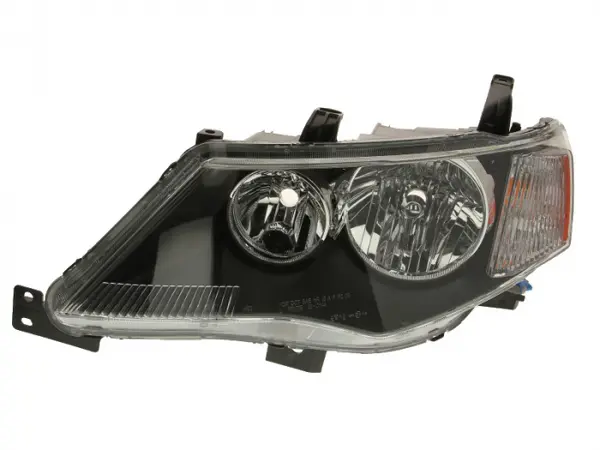 Far stanga (HB3 HB4, electric, cu motoras, fundal negru) MITSUBISHI OUTLANDER 2006-2009