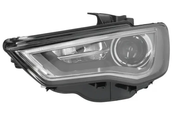 Far Stanga (LED, D3S LED PWY24W, electric, cu motor, culoare insert: gri) potrivit AUDI A3