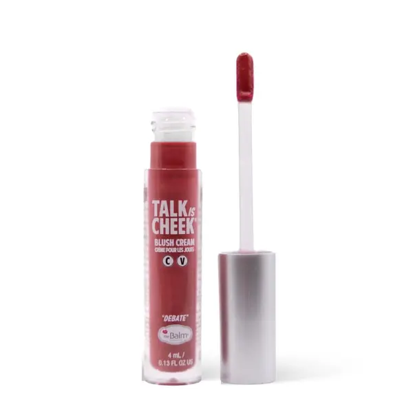 Fard lichid multifunctional theBalm Talk is Cheek Lip & Blush Cre