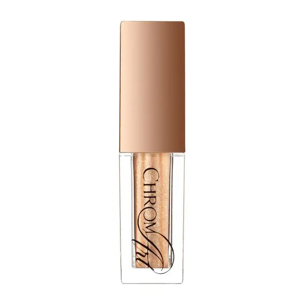Fard pleoape cremos cu efect metalic ChromArt Eyeshadow Glitter Bronze Nr. 3