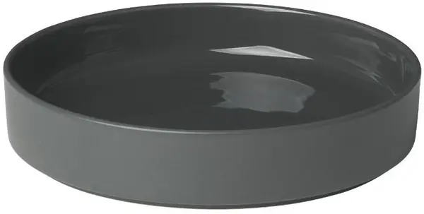 Farfurie adâncă Blomus - Pilar, 20 cm, 680 ml, gri-verde