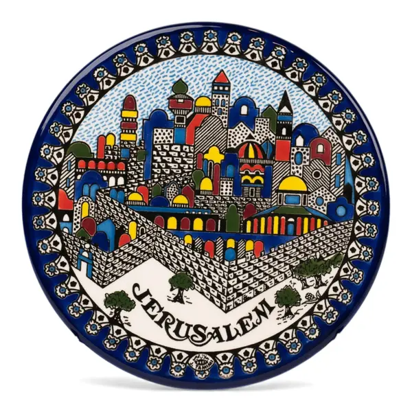 Farfurie ceramică din Ierusalim - Model 3 - Default Title