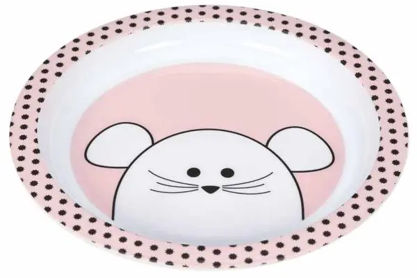 Farfurie de plastic Lassig - Little Chums Mouse