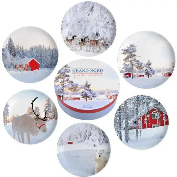 Farfurie decorativa Craciun - Grand Nord - Modele diferite | La Chaise Longue