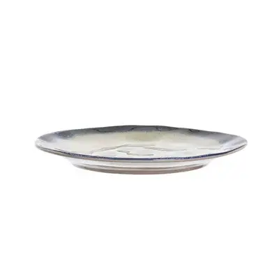 Farfurie intinsa pentru servire,ceramica,albastru, model Lago,20 cm