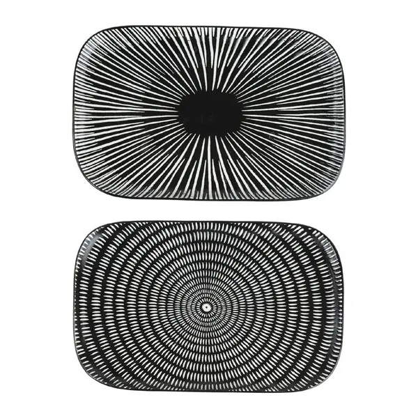 Farfurie - Rectangulaire - Cosmos - Black - Modele diferite | Sema Design