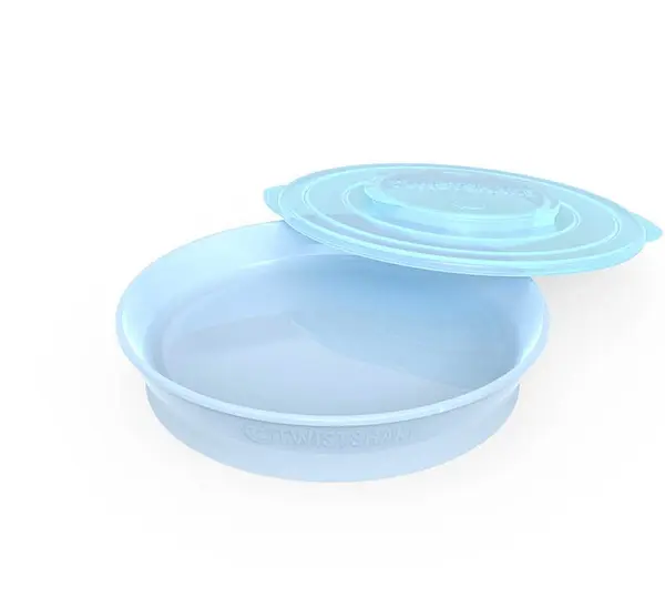 Farfurie Twistshake Plates Pastel - Albastra, 6l+