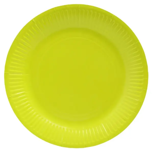 Farfurii carton colorate reciclabile 23 cm Pro Nappe Farfurii carton colorate reciclabile 23 cm Pro Nappe 20 buc/set verde