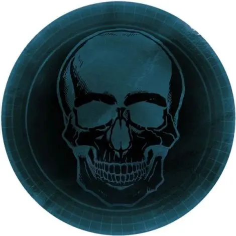 Farfurii schelet halloween 23 cm
