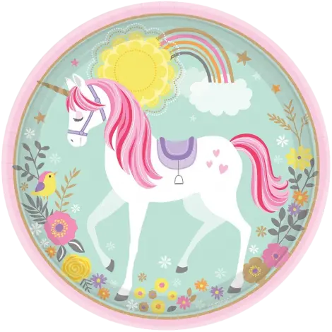 Farfurii unicorn magic - 23 cm