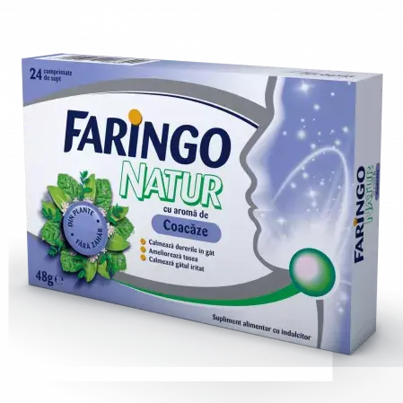 Faringo natur aroma de coacaze X 24 compr. supt Terapia