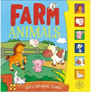 Farm Animals Sound Board Book, Hardback/***