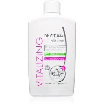 Farmasi Dr. C. Tuna Garlic & Capixyl șampon regenerator pentru par fin, degradat