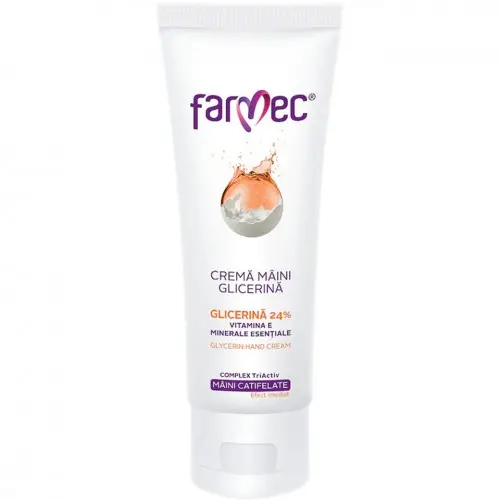 Farmec crema de maini cu glicerina si vitamina E 150ml Zephyr Labs