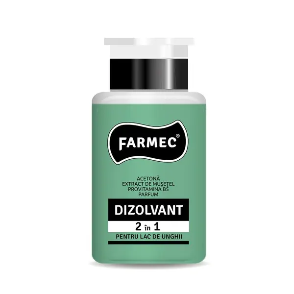 Farmec Dizolvant lac unghii 2 in 1 cu musetel si provitamina B5 150ml