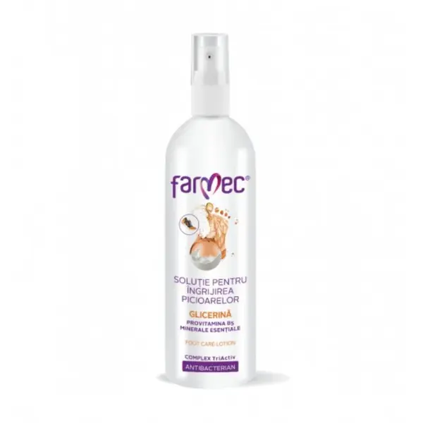 Farmec Solutie pentru ingrijirea picioarelor cu glicerina, 200ml