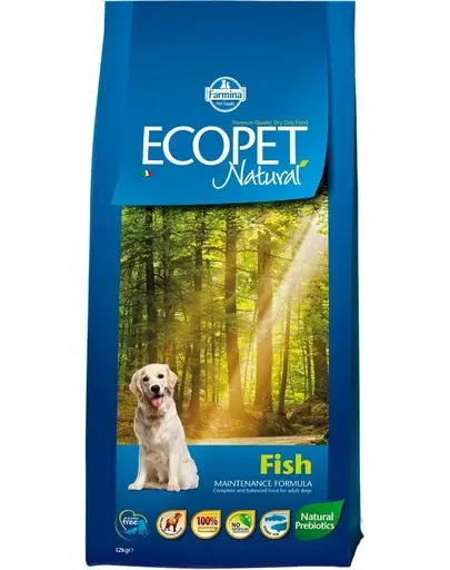FARMINA Ecopet natural fish 12 kg Hrana uscata caine, cu peste