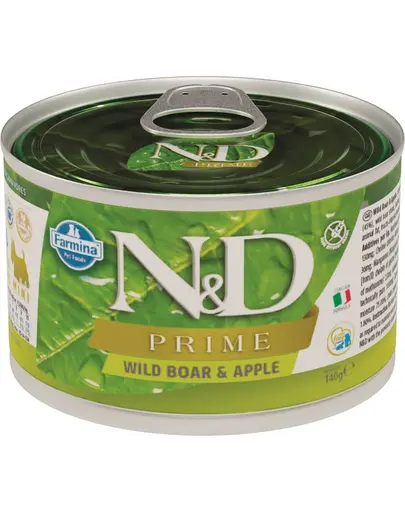 FARMINA N&D Prime Dog Mini mistreț & măr 140 g