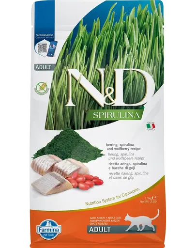 FARMINA N&D Spirulina Cat Adult Herring and Wolfberry 50g