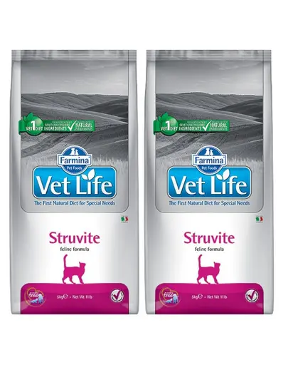 FARMINA Vet Life Cat Struvite 2x10 kg pentru pisici cu probleme ale tractului urinar