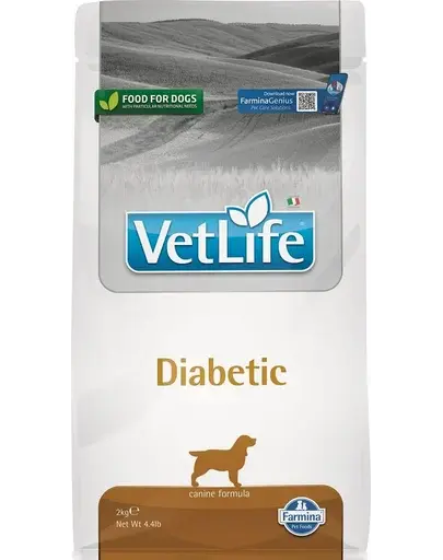 FARMINA Vet Life Dog Diabetic Hrana uscata pentru caini adulti 2 kg