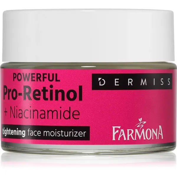 Farmona Dermiss Powerful Pro-Retinol + Niacinamide crema nutritiva pentru fermitate cu efect de hidratare 50 ml