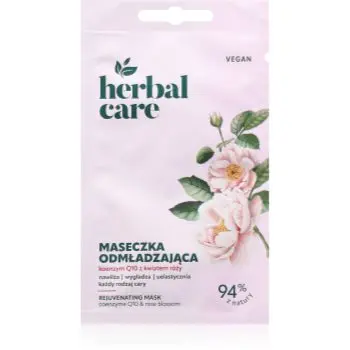 Farmona Herbal Care Coenzyme Q10 & Rose flower mască pentru față cu coenzima Q10