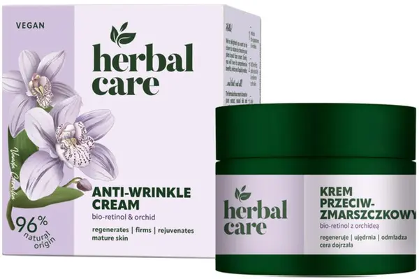 Farmona Herbal Care Cremă de față antirid cu bio-retinol și orhidee, 50 ml
