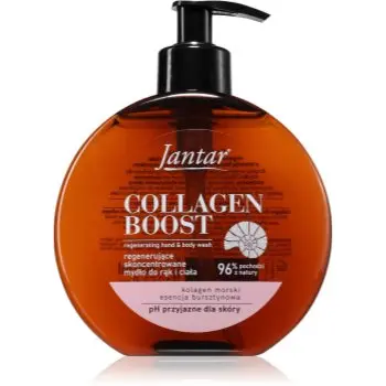 Farmona Jantar Collagen Boost gel de duș pentru maini si corp