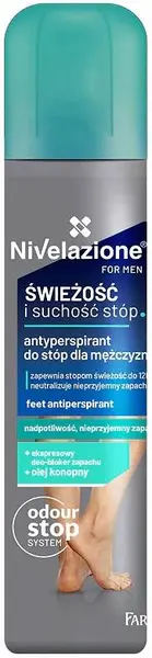 Farmona Nivelazione Antiperspirant pentru bărbați împotriva transpirației picioarelor, 180 ml