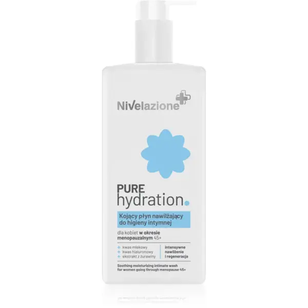 Farmona Nivelazione Soothing Moisturizing Intimate Wash gel pentru igiena intima pentru susținerea unei stări de confort în perioada menopauzei 45+ 260 ml