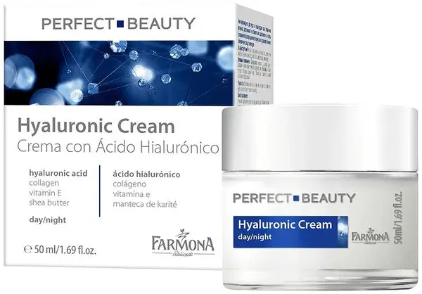 Farmona Perfect Beauty Crema de fata hidratanta cu hialuronic, 50 ml