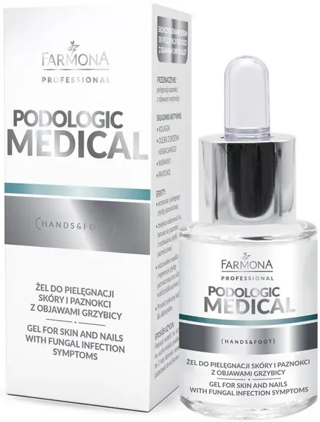 Farmona Podologic Medical Gel pentru piele și unghii cu simptome fungice, 15 ml